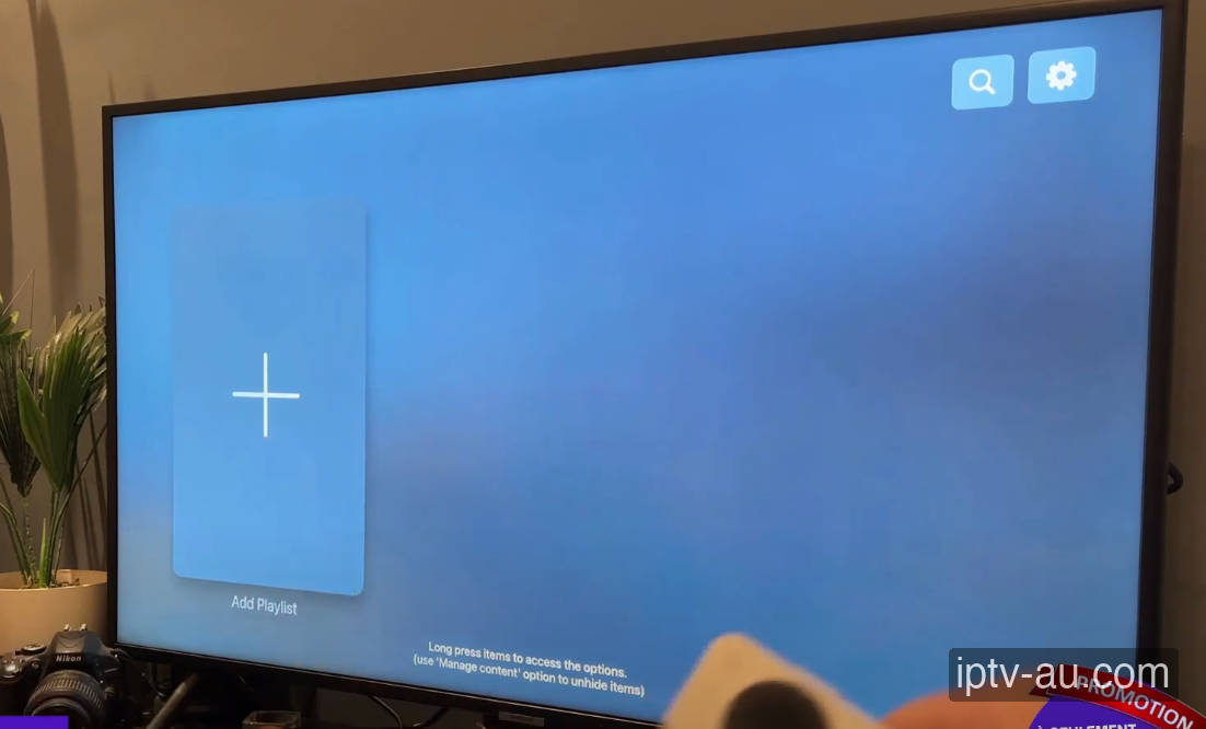 Add Your Playlist for IPTV on Apple TV