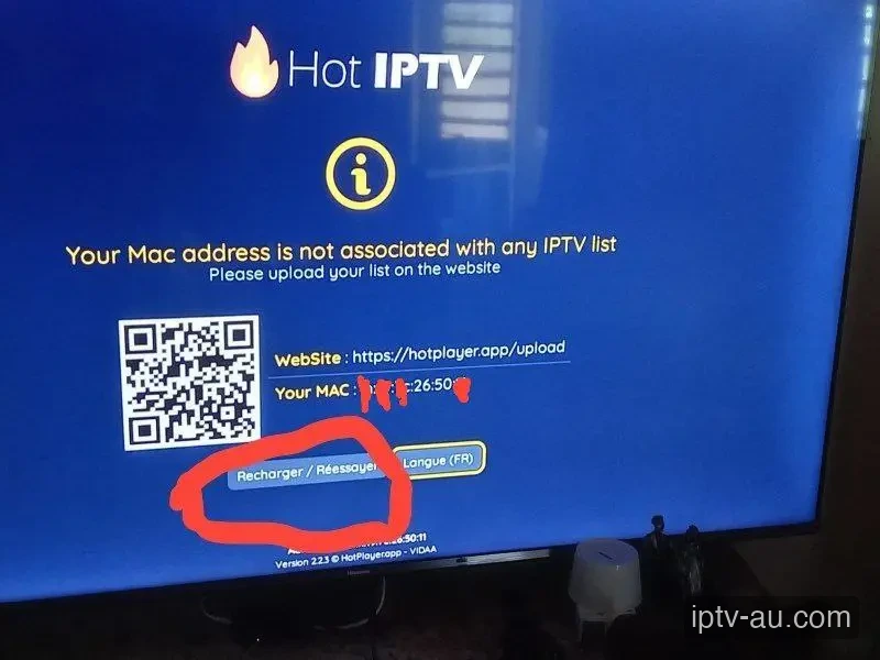 Reload & Watch for IPTV on Hot Player