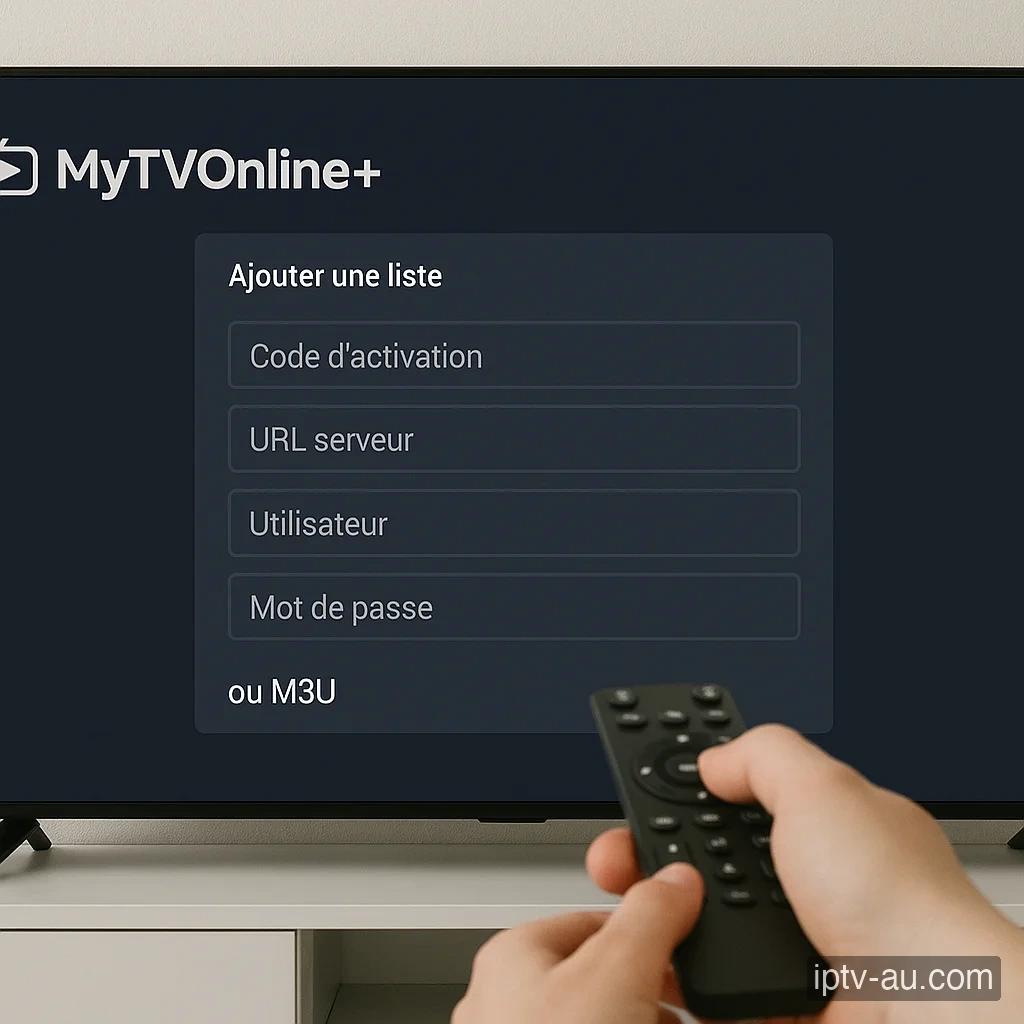MyTVOnline+ Connection Screen