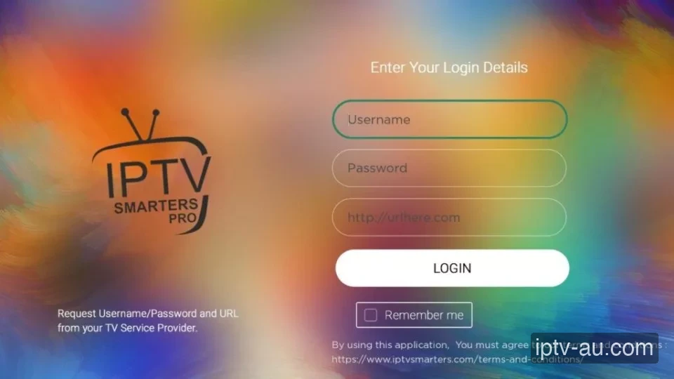 Enter Smarters Login Details on Roku