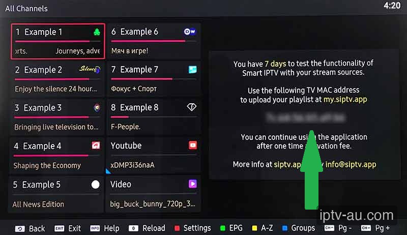 Download the App and Find your MAC Address for IPTV on Smart IPTV (SIPTV)