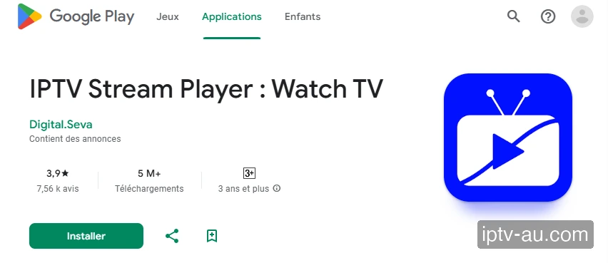 Download the App for IPTV on IPTV Stream Player