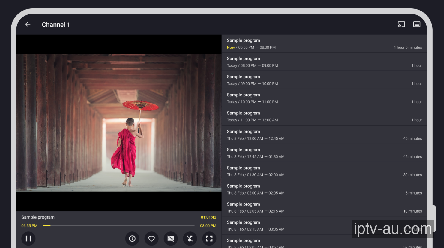 Process & Watch for IPTV on Televizo IPTV