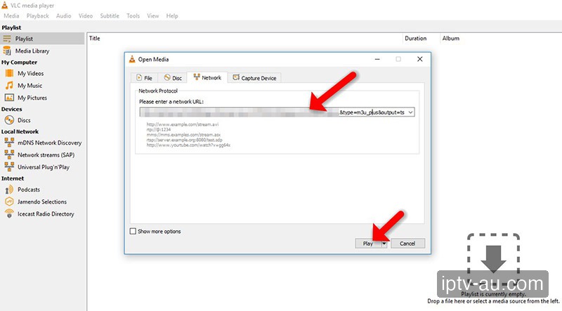 Open Network Stream for IPTV on PC & Mac Setup