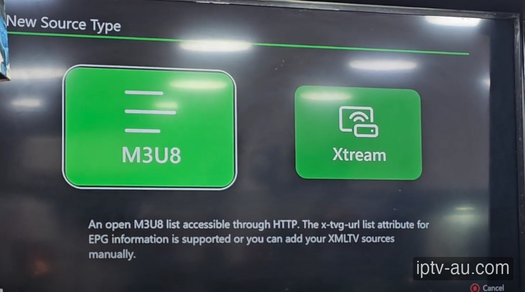 Add Xtream Codes on Xbox IPTV App